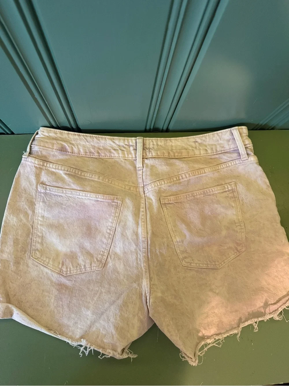 Women’s Light Lavender Denim Shorts